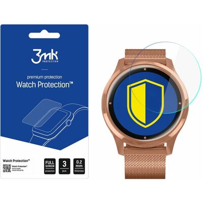 3MK Apsauginis ekrano stiklas išmaniojo laikrodžio Garmin Vivomove, Film de protection pour smartwatch, Transparent 3MK Apsauginis ekrano stiklas išmaniojo laikrodžio Garmin Vivomove, Film de protection pour smartwatch, Transparent