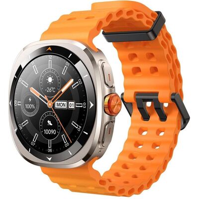 Joyroom Venture Series JR-FV2 Smart Watch (Answer/Make Call) - Vitality Orange (47.50 mm, sans carte SIM), Montre connectée Joyroom Venture Series JR-FV2 Smart Watch (Answer/Make Call) - Vitality Orange (47.50 mm, sans carte SIM), Montre connectée