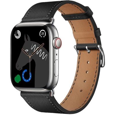 Forcell Strap F-DESIGN FA20 magnetic eco leather strap for APPLE Watch 38 / 40 / 41 mm black (Eco-cuir), Sangles de montre, Noir Forcell Strap F-DESIGN FA20 magnetic eco leather strap for APPLE Watch 38 / 40 / 41 mm black (Eco-cuir), Sangles de montre, Noir