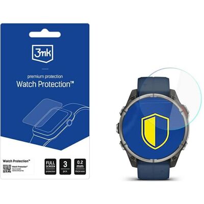 3MK Watch FlexibleGlass Hybridglas für Garmin quatix 8 – 51mm, Film de protection pour smartwatch, Transparent 3MK Watch FlexibleGlass Hybridglas für Garmin quatix 8 – 51mm, Film de protection pour smartwatch, Transparent