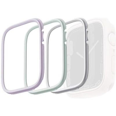 Uniq Coque 3 en 1 pour Apple Watch 40/41mm Sage-Lilac-White - Accessoires Smartwatch Uniq Coque 3 en 1 pour Apple Watch 40/41mm Sage-Lilac-White - Accessoires Smartwatch