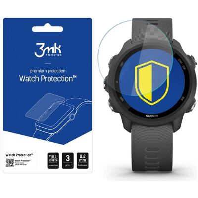 3MK hybrid glass Watch Protection FG for Garmin Forerunner 245, Film de protection pour smartwatch, Transparent 3MK hybrid glass Watch Protection FG for Garmin Forerunner 245, Film de protection pour smartwatch, Transparent