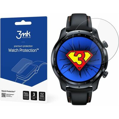 3MK Watch Protection v. FlexibleGlass Lite do TicWatch Pro 3, Film de protection pour smartwatch, Transparent 3MK Watch Protection v. FlexibleGlass Lite do TicWatch Pro 3, Film de protection pour smartwatch, Transparent