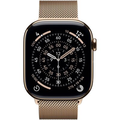 Apple Milanese Loop (46 mm, Acier inoxydable), Sangles de montre, Or Apple Milanese Loop (46 mm, Acier inoxydable), Sangles de montre, Or