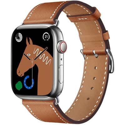 Forcell Strap F-DESIGN FA20 magnetic eco leather strap for APPLE Watch 38 / 40 / 41 mm brown (Eco-cuir), Sangles de montre, Marron Forcell Strap F-DESIGN FA20 magnetic eco leather strap for APPLE Watch 38 / 40 / 41 mm brown (Eco-cuir), Sangles de montre, Marron