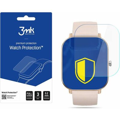 3MK Folia ARC Colmi P8 Watch Folia plein écran, Film de protection pour smartwatch, Transparent 3MK Folia ARC Colmi P8 Watch Folia plein écran, Film de protection pour smartwatch, Transparent