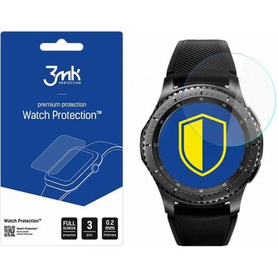 3MK hybrid glass Watch Protection FG for Samsung Galaxy Gear S3 SM-R760, Film de protection pour smartwatch, Transparent 3MK hybrid glass Watch Protection FG for Samsung Galaxy Gear S3 SM-R760, Film de protection pour smartwatch, Transparent
