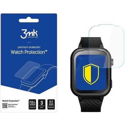 3MK FlexibleGlass Watch Garett Essa Go 4G Szkło Hybrydowe, Film de protection pour smartwatch, Transparent 3MK FlexibleGlass Watch Garett Essa Go 4G Szkło Hybrydowe, Film de protection pour smartwatch, Transparent