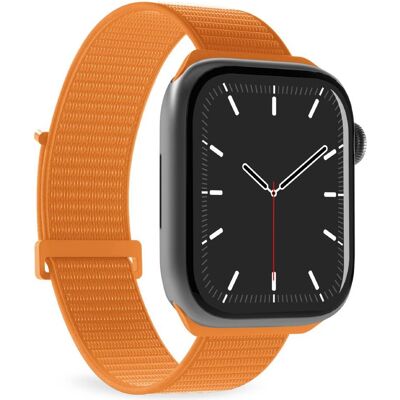 Puro "SPORT" Apple Watch Armband 44-45-46-49mm (Tissu en nylon), Sangles de montre, Orange Puro "SPORT" Apple Watch Armband 44-45-46-49mm (Tissu en nylon), Sangles de montre, Orange