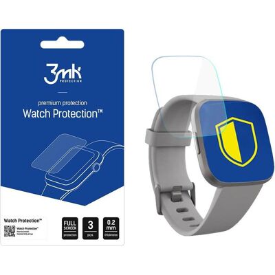 3MK Folia ARC Watch Fitbit Versa 2 Folia plein écran, Film de protection pour smartwatch, Transparent 3MK Folia ARC Watch Fitbit Versa 2 Folia plein écran, Film de protection pour smartwatch, Transparent