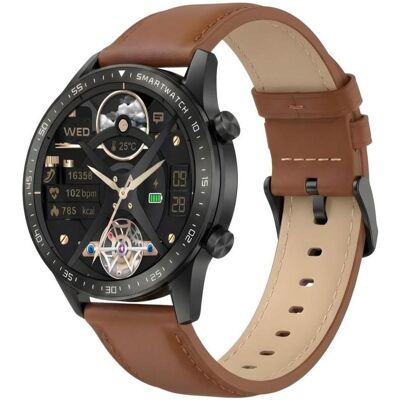 Gravity Smartwatch Czarny 2 Paski GT10-4 (46 mm, sans carte SIM), Montre connectée Gravity Smartwatch Czarny 2 Paski GT10-4 (46 mm, sans carte SIM), Montre connectée