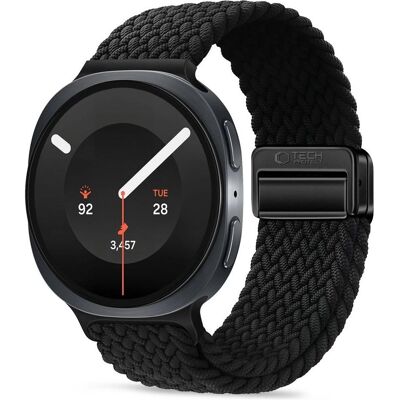 Tech-Protect NYLONMAG SAMSUNG GALAXY WATCH 8 / 9 / CLASSIC (40 / 44 / 46 MM) NOIR (Nylon), Sangles de montre, Noir Tech-Protect NYLONMAG SAMSUNG GALAXY WATCH 8 / 9 / CLASSIC (40 / 44 / 46 MM) NOIR (Nylon), Sangles de montre, Noir