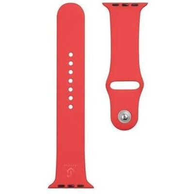 Source Silicone Band Watch 1/2/3/4/5/6/7/SE 42/44/45mm (Fluoroélastomère, Métal, Silicone), Sangles de montre, Rouge Source Silicone Band Watch 1/2/3/4/5/6/7/SE 42/44/45mm (Fluoroélastomère, Métal, Silicone), Sangles de montre, Rouge