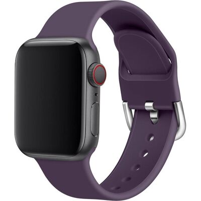 Bracelet en silicone jaune pour Apple Watch - Compatible avec 8/7/6/5/4/3/2 / SE (38/40/41mm) - Bracelet sport Bracelet en silicone jaune pour Apple Watch - Compatible avec 8/7/6/5/4/3/2 / SE (38/40/41mm) - Bracelet sport