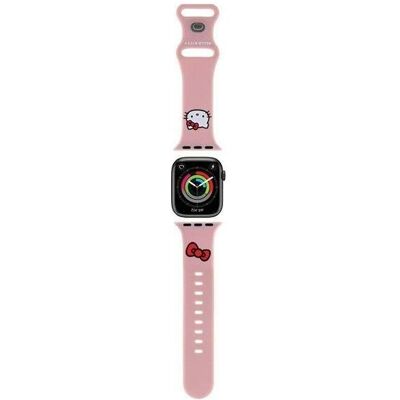 Bracelet en silicone rose Hello Kitty pour Apple Watch - Bracelet Bracelet en silicone rose Hello Kitty pour Apple Watch - Bracelet