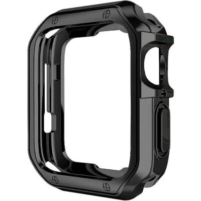 Hurtel Soft Strong Watch Case für Apple Watch 41 mm (Serie 7/8/9) - Schwarz, Montre connectée : accessoires, Noir Hurtel Soft Strong Watch Case für Apple Watch 41 mm (Serie 7/8/9) - Schwarz, Montre connectée : accessoires, Noir