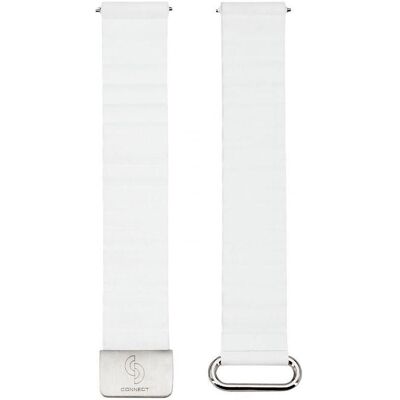 Connect Boucle arrière corticale de 20mm à aspiration magnétique (130mm M/L) (cortical), Sangles de montre, Blanc Connect Boucle arrière corticale de 20mm à aspiration magnétique (130mm M/L) (cortical), Sangles de montre, Blanc