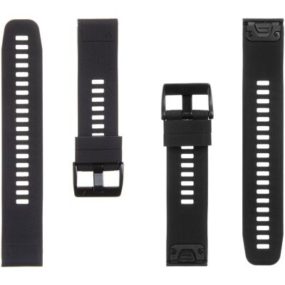 Tactical Bracelet tactique 426 en silicone pour Fenix 5 6 QuickFit 22 mm noir (22 mm, Matières plastiques), Sangles de montre, Noir Tactical Bracelet tactique 426 en silicone pour Fenix 5 6 QuickFit 22 mm noir (22 mm, Matières plastiques), Sangles de montre, Noir