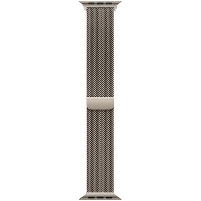 Apple Natural Titanium Milanese Loop (46 mm, 95% de titane recyclé), Sangles de montre, Beige Apple Natural Titanium Milanese Loop (46 mm, 95% de titane recyclé), Sangles de montre, Beige