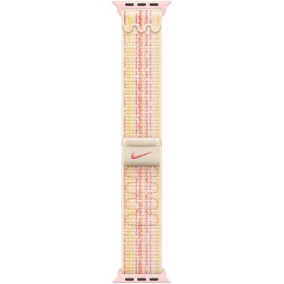 Apple Nike Sport Loop (45 mm, Nylon), Sangles de montre, Jaune, Pink Apple Nike Sport Loop (45 mm, Nylon), Sangles de montre, Jaune, Pink
