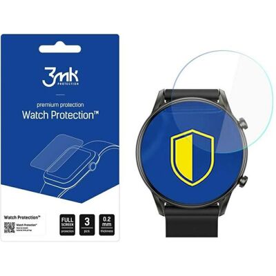 3MK Folia ARC Watch HAYLOU RT2 Folia plein écran, Film de protection pour smartwatch, Transparent 3MK Folia ARC Watch HAYLOU RT2 Folia plein écran, Film de protection pour smartwatch, Transparent