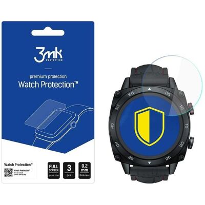 3MK FlexibleGlass Watch Cubot C3 Szkło Hybrydowe, Film de protection pour smartwatch, Transparent 3MK FlexibleGlass Watch Cubot C3 Szkło Hybrydowe, Film de protection pour smartwatch, Transparent