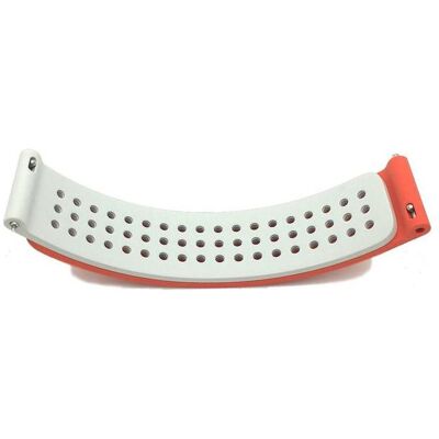 Amazfit AMAZSTR20OR (20 mm, Silicone), Sangles de montre, Orange, Blanc Amazfit AMAZSTR20OR (20 mm, Silicone), Sangles de montre, Orange, Blanc