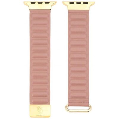 Connect Montre 38/40/41mm boucle arrière corticale à aspiration magnétique (Cuir), Sangles de montre, Rose Connect Montre 38/40/41mm boucle arrière corticale à aspiration magnétique (Cuir), Sangles de montre, Rose