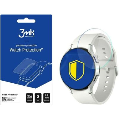 3MK FlexibleGlass Watch Sam Watch 6 40mm Szkło Hybrydowe, Film de protection pour smartwatch, Transparent 3MK FlexibleGlass Watch Sam Watch 6 40mm Szkło Hybrydowe, Film de protection pour smartwatch, Transparent