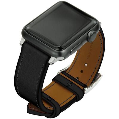 Noreve Bracelet en cuir (42 mm, Cuir), Sangles de montre, Noir Noreve Bracelet en cuir (42 mm, Cuir), Sangles de montre, Noir