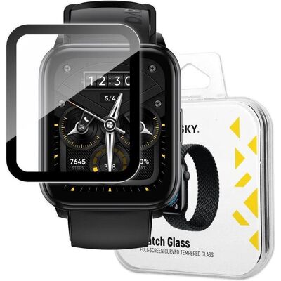 Wozinsky Verre hybride Watch Glass pour Realme Watch 2 Pro noir, Film de protection pour smartwatch, Noir Wozinsky Verre hybride Watch Glass pour Realme Watch 2 Pro noir, Film de protection pour smartwatch, Noir
