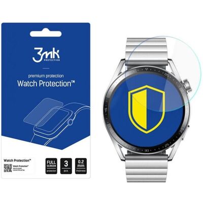 3MK protective film Watch Protection ARC for Huawei Watch GT 3 46mm, Film de protection pour smartwatch, Transparent 3MK protective film Watch Protection ARC for Huawei Watch GT 3 46mm, Film de protection pour smartwatch, Transparent