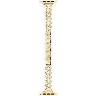 iDeal Of Sweden Ketten-Armband 44/45/46/49mm, S-M Gold (Acier inoxydable, Alliage de zinc, Silicone), Sangles de montre, Or iDeal Of Sweden Ketten-Armband 44/45/46/49mm, S-M Gold (Acier inoxydable, Alliage de zinc, Silicone), Sangles de montre, Or