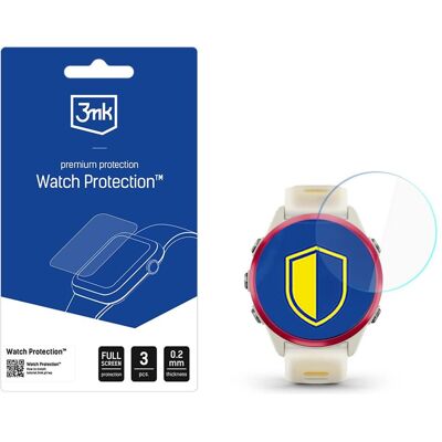 3MK Watch Protection ARC Smartwatch-Displayschutz für Garmin Forerunner 570 (42 mm), Film de protection pour smartwatch, Transparent 3MK Watch Protection ARC Smartwatch-Displayschutz für Garmin Forerunner 570 (42 mm), Film de protection pour smartwatch, Transparent