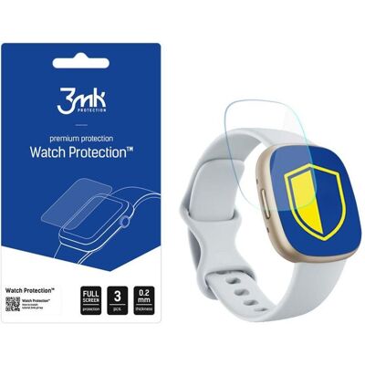3MK Folia ARC Watch Fitbit Sense 2 Folia plein écran, Montre connectée : accessoires 3MK Folia ARC Watch Fitbit Sense 2 Folia plein écran, Montre connectée : accessoires
