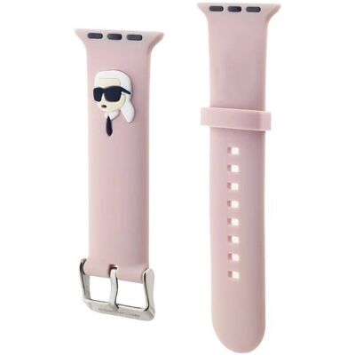 Karl Lagerfeld Karl Head NFT Watch Strap pour Apple Watch 42/44/45/46/49 Pink (42 mm, 44 mm, 45 mm, 46 mm, 49 mm, Silicone), Sangles de montre, Pink, Rose Karl Lagerfeld Karl Head NFT Watch Strap pour Apple Watch 42/44/45/46/49 Pink (42 mm, 44 mm, 45 mm, 46 mm, 49 mm, Silicone), Sangles de montre, Pink, Rose