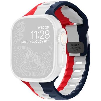 Nomad Sport Band 42/44/45/49mm Summer Games (Caoutchouc fluoré), Sangles de montre, Multicolore Nomad Sport Band 42/44/45/49mm Summer Games (Caoutchouc fluoré), Sangles de montre, Multicolore