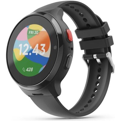 Hama Montre intell. pr enfants avec GPS, tche SOS, fction prise app., noir (47 mm, 4G), Montre connectée Hama Montre intell. pr enfants avec GPS, tche SOS, fction prise app., noir (47 mm, 4G), Montre connectée