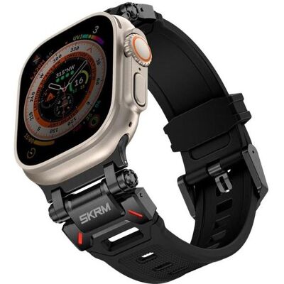 Skinarma Band Titon Apple Watch Ultra 49mm black (Plastique, Silicone), Sangles de montre, Noir Skinarma Band Titon Apple Watch Ultra 49mm black (Plastique, Silicone), Sangles de montre, Noir
