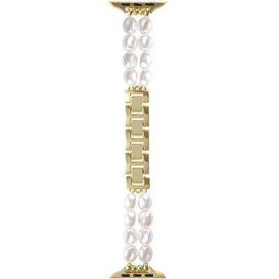 iDeal Of Sweden Perlen-Armband 44/45/46/49mm, S-M CLassy White Pearl, Sangles de montre, Blanc iDeal Of Sweden Perlen-Armband 44/45/46/49mm, S-M CLassy White Pearl, Sangles de montre, Blanc