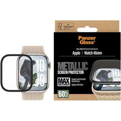 PanzerGlass Screen Protector 46mm, Film de protection pour smartwatch, Transparent PanzerGlass Screen Protector 46mm, Film de protection pour smartwatch, Transparent