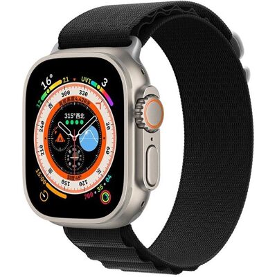 Devia Deluxe Sport 5 noir / Bracelet pour Apple Watch 44/45/49 mm / Nylon / Réglable (Nylon), Sangles de montre, Noir Devia Deluxe Sport 5 noir / Bracelet pour Apple Watch 44/45/49 mm / Nylon / Réglable (Nylon), Sangles de montre, Noir