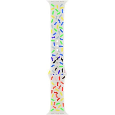 Apple Pride Edition Sport Band S/M (41 mm, Fluoroélastomère), Sangles de montre, Multicolore Apple Pride Edition Sport Band S/M (41 mm, Fluoroélastomère), Sangles de montre, Multicolore