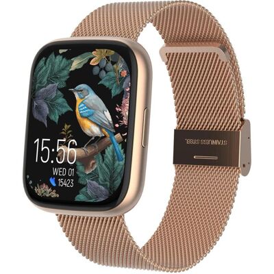 Forever SW-330 ForeVigo 4 Or Rose - Montre connectée Forever SW-330 ForeVigo 4 Or Rose - Montre connectée