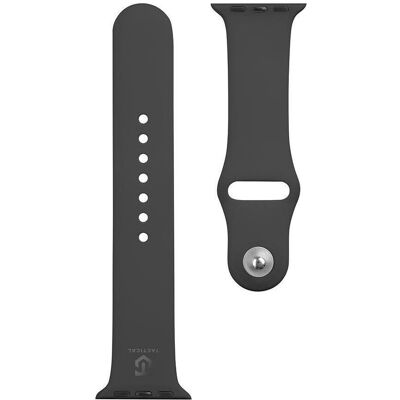 Bracelet en silicone pour Apple Watch - Noir - 38/40/41mm Bracelet en silicone pour Apple Watch - Noir - 38/40/41mm
