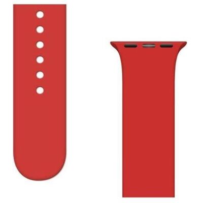 iLike Strap APS Silicone Watch Band Ultra / 8/7/6/5/4/3/2 / SE (45/44 / 42mm) Strap Watchband (42 mm, 44 mm, 45 mm, Silicone), Sangles de montre, Rouge iLike Strap APS Silicone Watch Band Ultra / 8/7/6/5/4/3/2 / SE (45/44 / 42mm) Strap Watchband (42 mm, 44 mm, 45 mm, Silicone), Sangles de montre, Rouge
