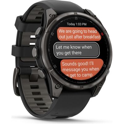 Garmin fēnix 8 Pro DLC Titan (47 mm, WLAN uniquement), Montre connectée Garmin fēnix 8 Pro DLC Titan (47 mm, WLAN uniquement), Montre connectée