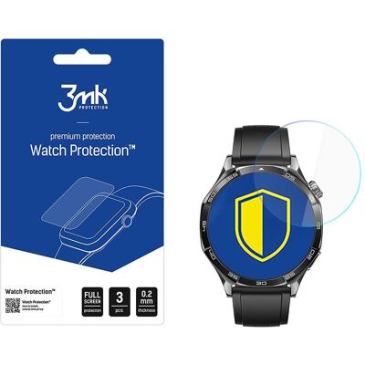 3MK FlexibleGlass Watch Huawei Watch GT 5 Active 46mm Szkło Hybrydowe, Film de protection pour smartwatch, Transparent 3MK FlexibleGlass Watch Huawei Watch GT 5 Active 46mm Szkło Hybrydowe, Film de protection pour smartwatch, Transparent