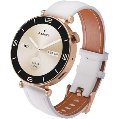 Garett Montre intelligente ROSE zlatá, Mesh steel (42 mm, sans carte SIM), Montre connectée Garett Montre intelligente ROSE zlatá, Mesh steel (42 mm, sans carte SIM), Montre connectée