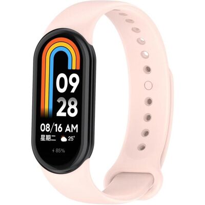 Screenguard Bracelet de remplacement Xiaomi Smart Band 8 Silicone Strap (Silicone), Sangles de montre, Rose Screenguard Bracelet de remplacement Xiaomi Smart Band 8 Silicone Strap (Silicone), Sangles de montre, Rose